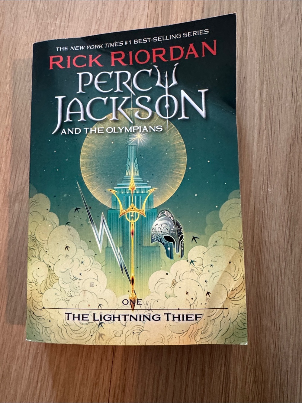 Percy Jackson and the Olympians: The Lightning Thief - Teal/Green Cover